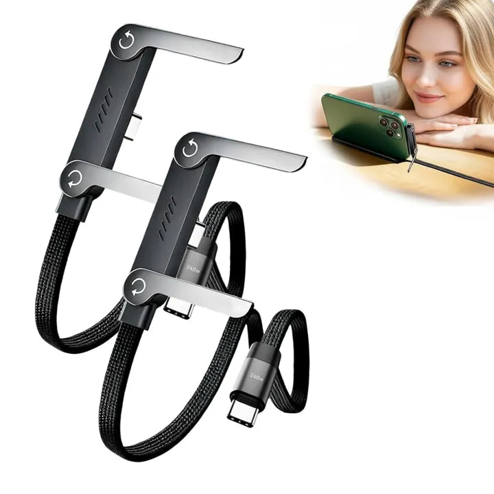 2-In-1 Data Cable With Stand